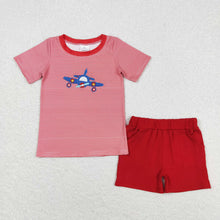 Load image into Gallery viewer, Baby Boys Plane Sibling Brother Rompers Outfits Clothes Sets