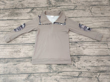 Load image into Gallery viewer, Baby Boys Dinosaur Grey pullovers Tops