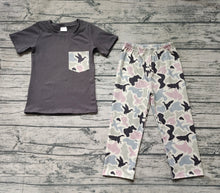 Load image into Gallery viewer, Baby Boys Grey Pocket Top Duck Camo Pants Clothes Sets