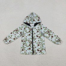 Load image into Gallery viewer, Baby Boys Green Brown Deer Camo Pockets Zipper Southern Hoodies Top