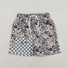 Load image into Gallery viewer, Baby Boys Southern Grey Camo Drip Team Shorts Bottom