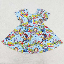 Load image into Gallery viewer, Baby Boys Dogs Sibling Summer Girls Dresses Clothes Sets