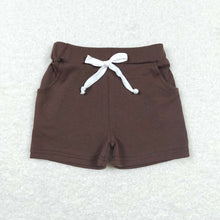 Load image into Gallery viewer, Baby Boys Summer Sibling Pockets Cotton Bottoms Shorts