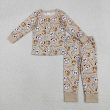 Load image into Gallery viewer, Baby Boys Smile Baseballs Top Pants Team Pajamas Sets