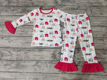 Load image into Gallery viewer, Baby Kids Girls Farm Pajamas Clothes Sets