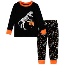 Load image into Gallery viewer, Baby boys Halloween dinosaur pajamas pants clothes