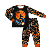 Load image into Gallery viewer, Halloween baby boys candy holiday pajamas sets