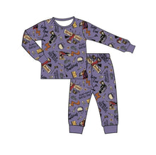 Load image into Gallery viewer, Baby Boys Halloween witch pajamas pants clothes sets