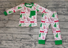 Load image into Gallery viewer, Baby Boys Christmas Season Tree Pocket Shirt Pants Pajamas Clothes Sets