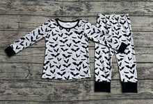 Load image into Gallery viewer, Baby Boys Halloween Grey Bats Top Pants Bamboo Pajamas Clothes Sets