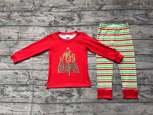 Load image into Gallery viewer, Baby Boys Christmas Shirts Stripes Pants Pajamas Clothes Sets