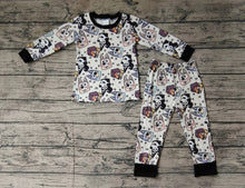 Load image into Gallery viewer, Baby Boys Halloween Dogs Bamboo Pajamas Clothes Sets