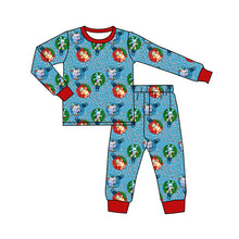 Load image into Gallery viewer, Baby Boys Christmas Dogs Top Pants Pajamas Clothes Sets