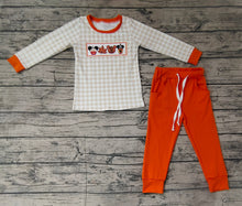 Load image into Gallery viewer, Baby Boys Halloween Checkered Cartoon Top Pants Clothes Sets