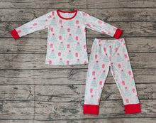 Load image into Gallery viewer, Baby Boys Christmas Tree Stars Bamboo Pajamas Clothes Sets