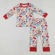 Load image into Gallery viewer, Baby Boys Dogs Christmas Tree Cake Top Pants Pajamas Clothes Sets