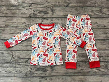 Load image into Gallery viewer, Baby Boys Dogs Christmas Tree Cake Top Pants Pajamas Clothes Sets