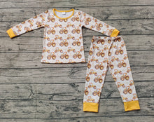 Load image into Gallery viewer, Baby Boys Farm Trucks Bamboo Pajamas Clothes Sets