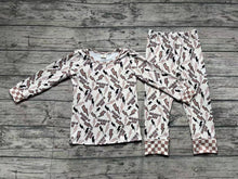 Load image into Gallery viewer, Baby Boys Mama's Boy Lights Bamboo Pajamas Clothes Sets