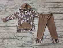 Load image into Gallery viewer, Baby Boys Bottomland Camo Hooded Top Pants Clothes Sets