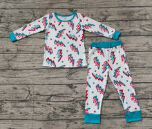 Load image into Gallery viewer, Baby Boys Christmas Light Bamboo Pajamas Clothes Sets