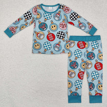 Load image into Gallery viewer, Baby Boys Christmas Smile Disco Bamboo Pajamas Clothes Sets