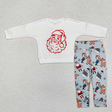 Load image into Gallery viewer, Baby Boys Christmas Santa Shirt Pants Outfits Clothes Sets