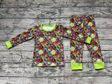 Load image into Gallery viewer, Baby Boys Game Green Top Pants Pajamas Clothes Sets