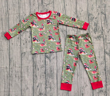 Load image into Gallery viewer, Baby Boys Christmas Hats Dogs Ducks Top Pant Hunting Pajamas Sets