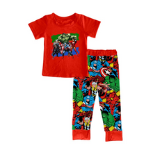 Load image into Gallery viewer, Baby boys cartoon hero pants clothes sets