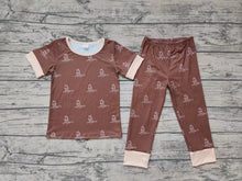 Load image into Gallery viewer, Baby Boys Brown Camo Duck Shirt Pants Pajamas Clothes Sets