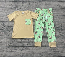 Load image into Gallery viewer, Baby Boys Short Sleeve Shirts Top Pockets Legging Pants Southern Hunting Clothes Sets