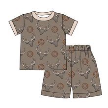 Load image into Gallery viewer, Baby Boys Cow deer western shorts sets