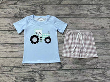 Load image into Gallery viewer, Baby Boys Farm Tractor Shirt Top Shorts Clothes Sets