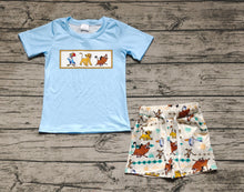 Load image into Gallery viewer, Baby Boys Lion Short Sleeve Tee Shirts Tops Shorts Clothes Sets