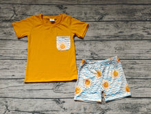 Load image into Gallery viewer, Baby Boys Sea Sun Short Sleeve Tee Shirts Tops Shorts Clothes Sets