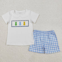 Load image into Gallery viewer, Baby Boys Easter Rabbits Collar Shirts Shorts Clothes Sets