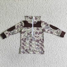 Load image into Gallery viewer, Baby Boys Camouflage Hunting Season Zip Pullovers Tops