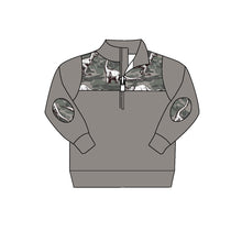 Load image into Gallery viewer, Baby Boys Dinosaur Grey pullovers Tops
