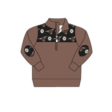 Load image into Gallery viewer, Baby Boys Western Cow Brown pullovers Tops