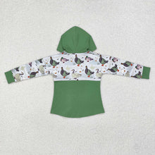 Load image into Gallery viewer, Baby Boys Duck Green Hooded Long Sleeve Tops