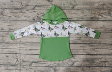 Load image into Gallery viewer, Baby Boys Duck Green Hooded Long Sleeve Tops