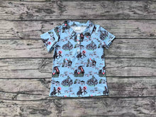 Load image into Gallery viewer, Baby Boys Rodeo Buttons Short Sleeve Tee Shirts Tops