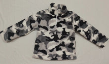 Load image into Gallery viewer, Baby Boys Grey Fall Camo Zip Pullovers Tee Tops