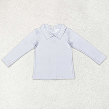 Load image into Gallery viewer, Baby Boys Blue Color Long Sleeve Tee Shirts Tops