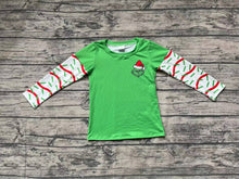 Load image into Gallery viewer, Baby Boys Christmas Green Frog Long Sleeve Tee Shirts Tops