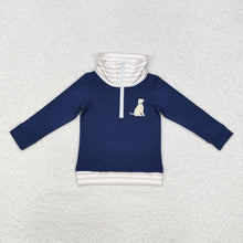 Load image into Gallery viewer, Baby Boys Dog Zip Long Sleeve Pullovers Tops