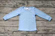 Load image into Gallery viewer, Baby Boys Blue Fishing Long Sleeve Tee Shirts Tops