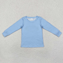Load image into Gallery viewer, Baby Boys Blue Fishing Long Sleeve Tee Shirts Tops