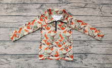 Load image into Gallery viewer, Baby Boys Camo Longhorn Long Sleeve Zip Pullovers Tops